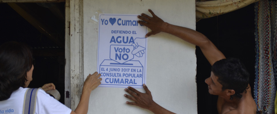 Colombia, Cumaral against mining