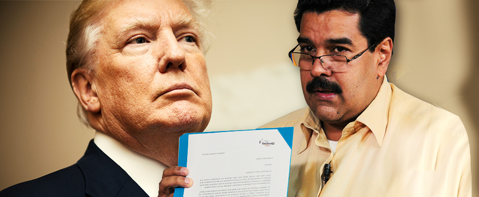 Is Maduro trying to better his relationship with Trump?