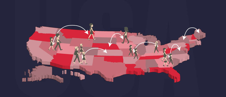 Domestic migration: an increasingly common phenomenon in the US Domestic migration: an increasingly common phenomenon in the US