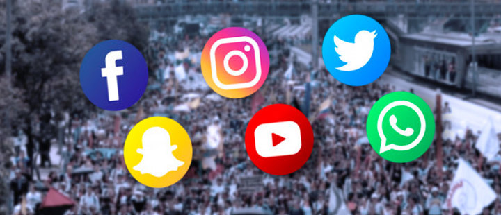 Social media: the perfect ally for manifestations Social media: the perfect ally for manifestations
