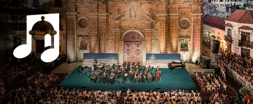 You can't miss the International Music Festival in Cartagena