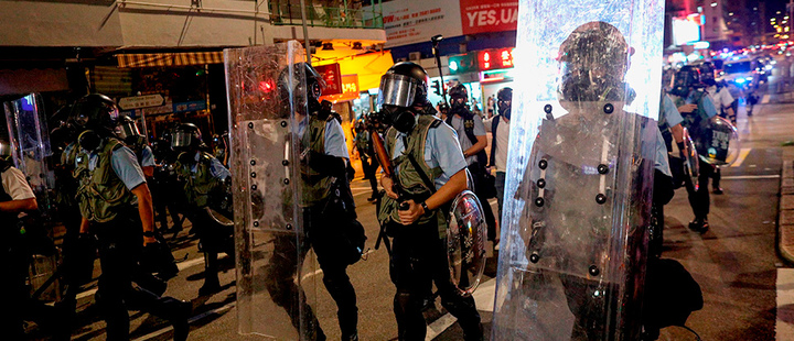 As Hong Kong braces for protests, Chinese paramilitary holds drills across border As Hong Kong braces for protests, Chinese paramilitary holds drills across border