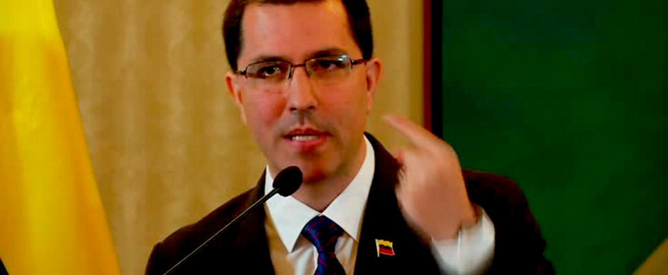 The Foreign Minister of Venezuela, Jorge Arreaza