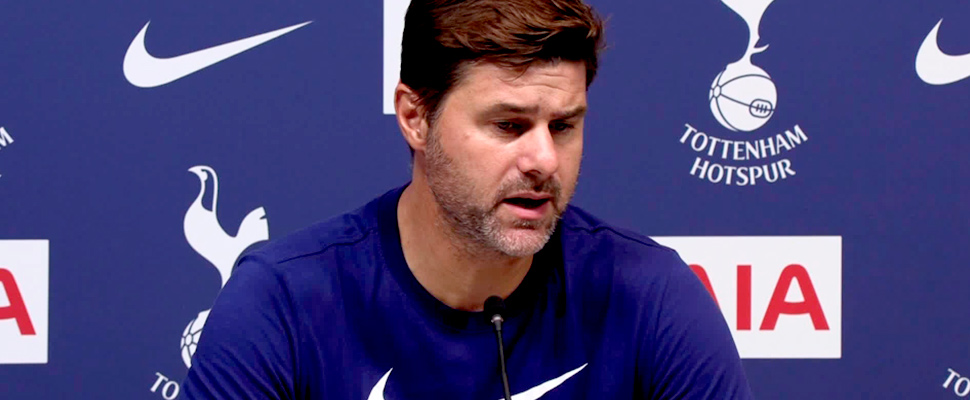 Mauricio Pochettino, during a press conference.