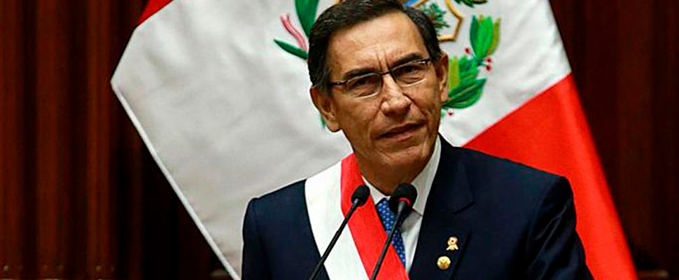 President of Peru, Martín Vizcarra.