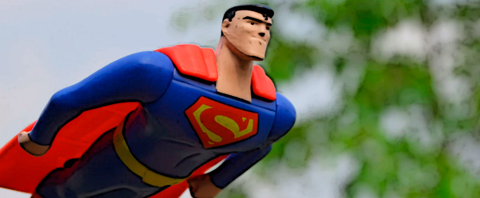 Superman figure.