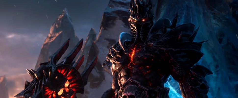 Frame from the trailer of the game 'World of Warcraft: Shadowlands'.