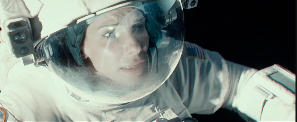 Still from the movie 'Gravity'.