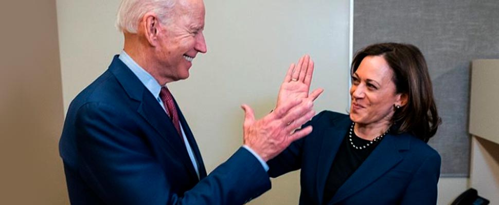 Joe Biden and Kamala Harris