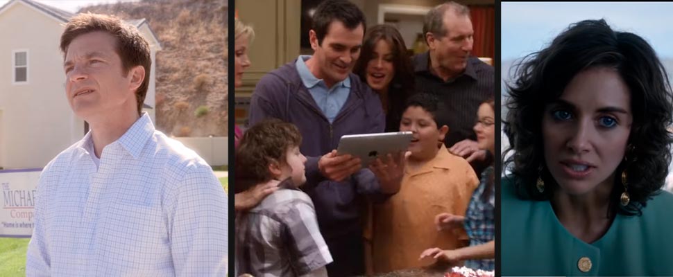 Still from the series' Arrested Developmetn ', Modern Family' and 'Glow'