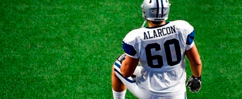 American football players Isaac Alarcón