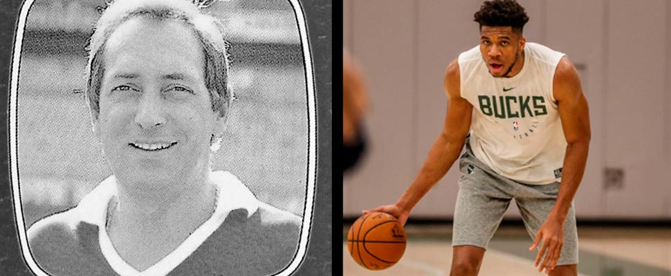 Gérard Houllier and Giannis Antetokounmpo