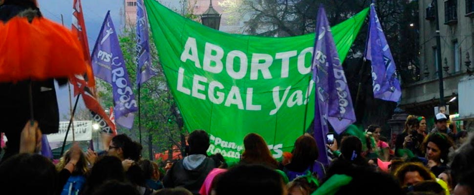 Demonstration for the legalization of abortion