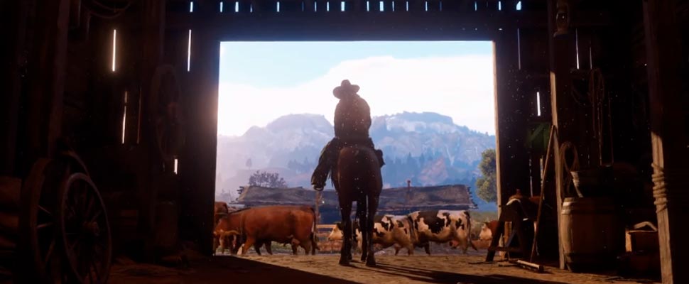 Still from the trailer for the video game 'Red Dead Redemption 2'