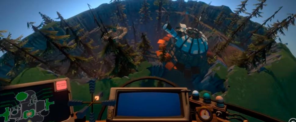 Frame of the video game trailer 'Outer Wilds'