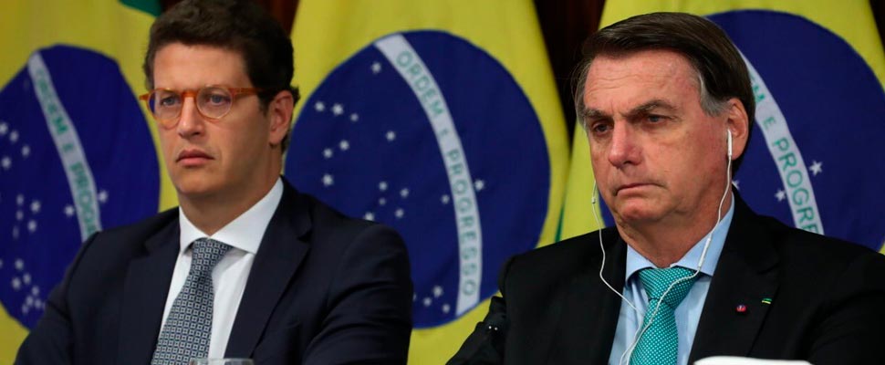 Ricardo Salles and Jair Bolsonaro