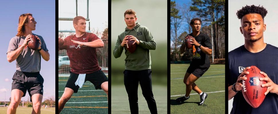 Trevor Lawrence, Mac Jones, Zach Wilson, Trey Lance and Justin Fields