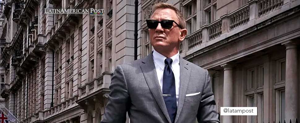 Daniel Craig in the James Bond movie, No time to die