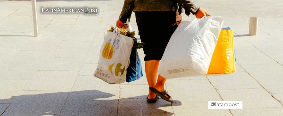 Woman carrying bags