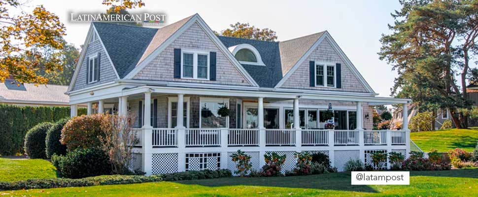 View of the exterior of a house in the United States