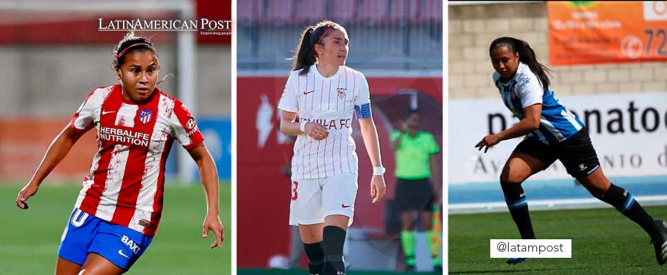 Leicy Santos, Natalia Gaitan and Manuela Vanegas