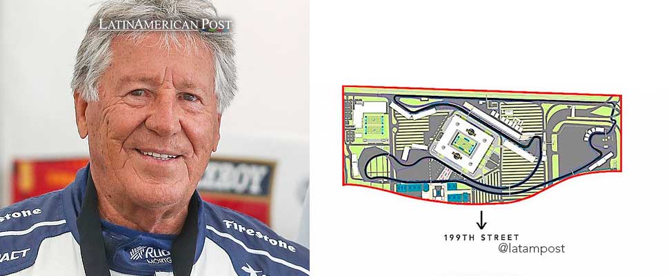 Mario Andretti and the Grand Prix route