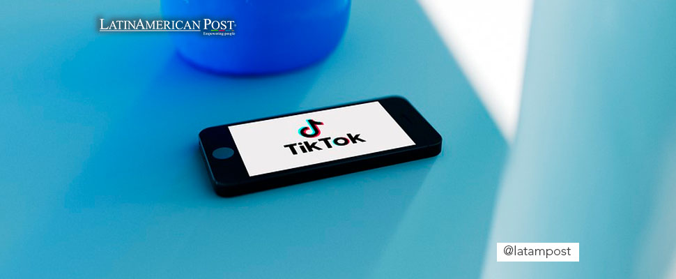 Cellphone showing the Tik Tok logo