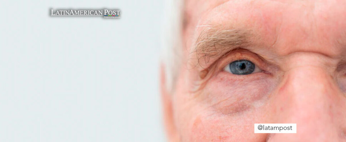 Close-up of an older man's eye