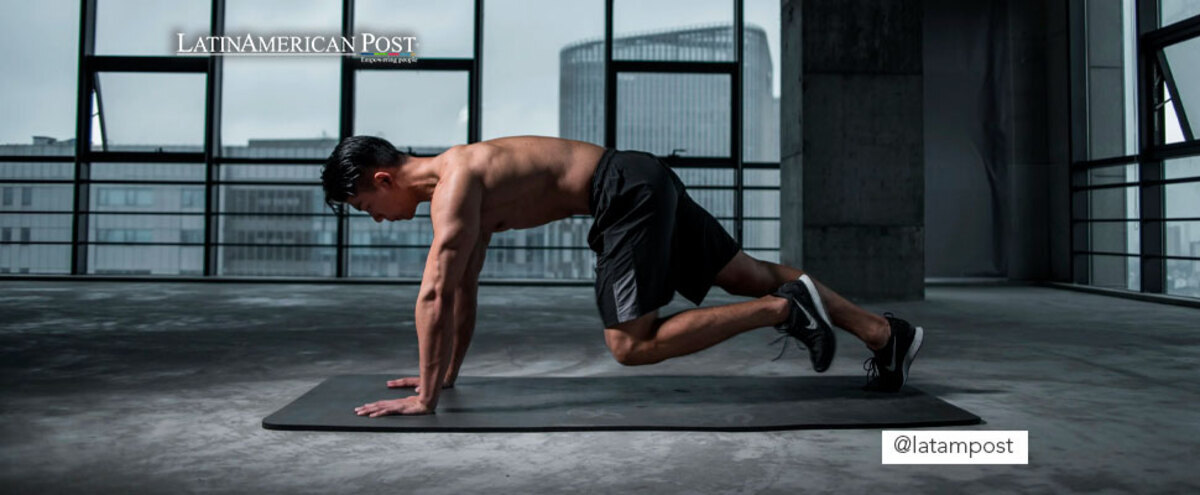 Person doing push-ups