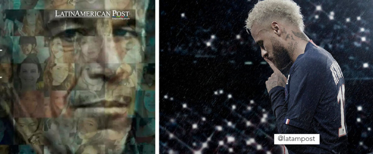 Cover of the documentary 'Jeffrey Epstein: Disgustingly Rich' and 'Neymar: The Perfect Chaos'