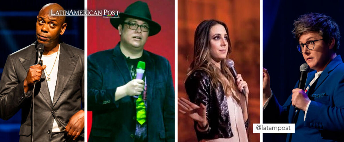 Dave Chapelle, Franco Escamilla, Sofia Nino de Rivera, and Hannah Gadsby