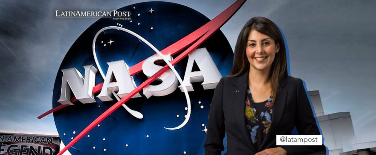 NASA logo and Diana Trujillo