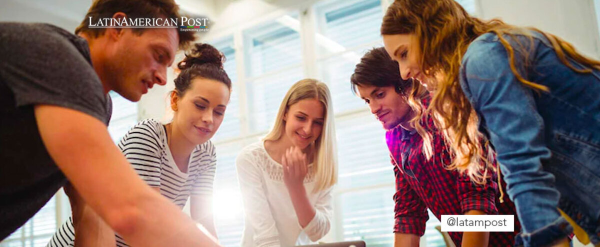 Group of people in an office