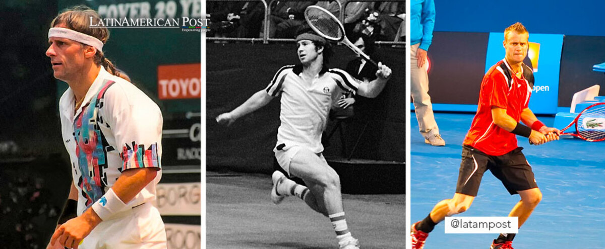 Bjorn Borg, John McEnroe and Lleyton Hewitt