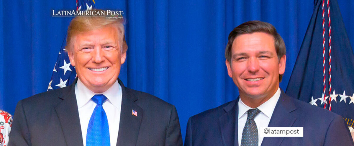 Donald Trump and Ron DeSantis