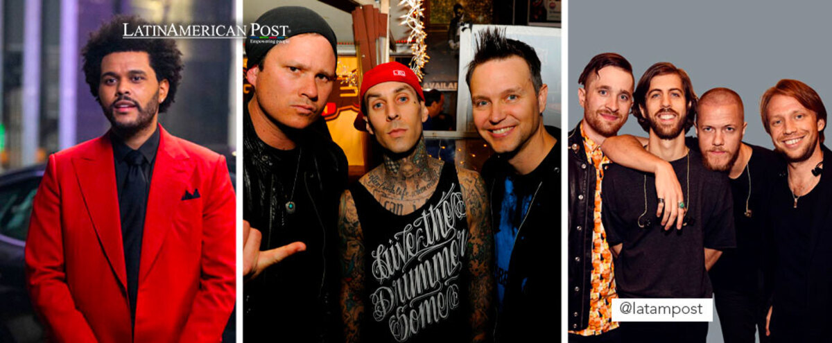 The Weeknd, Blink-182, Imagine Dragons