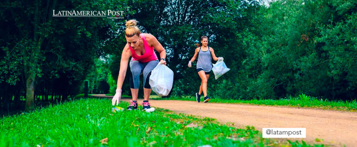 People practicing Plogging