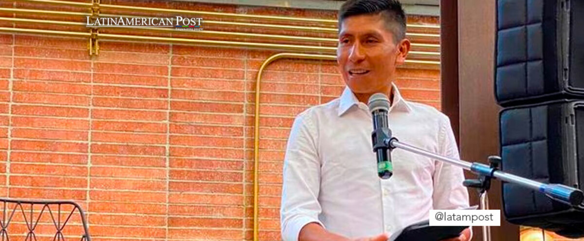 Nairo Quintana, at a press conference