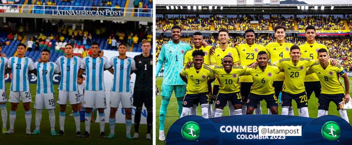 Selection Sub 20 of Argentina and Colombia