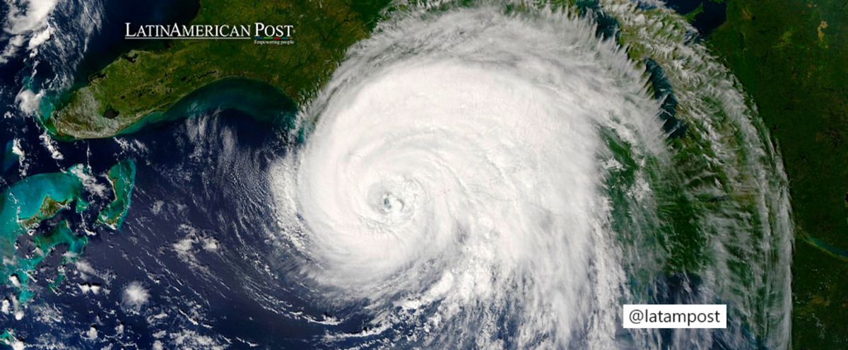 Hurricane seen from space