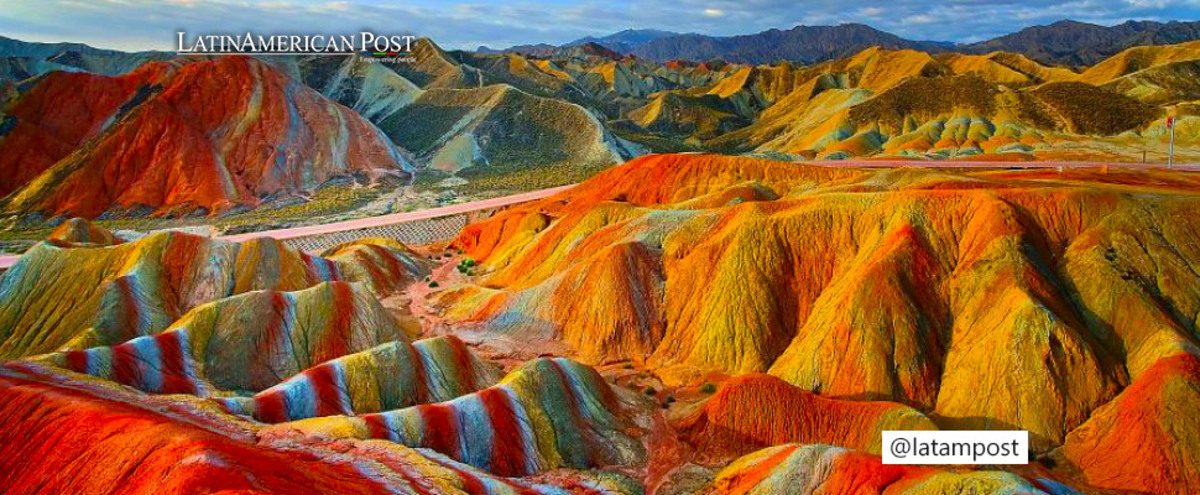 Zhangye Danxia Park Mountains