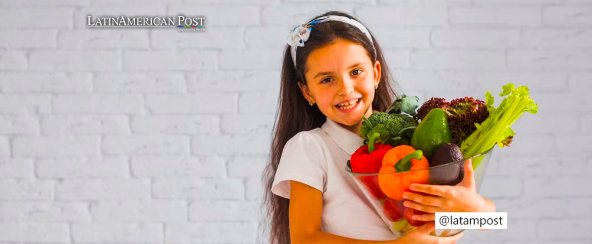 girl with a bowl of vegetables