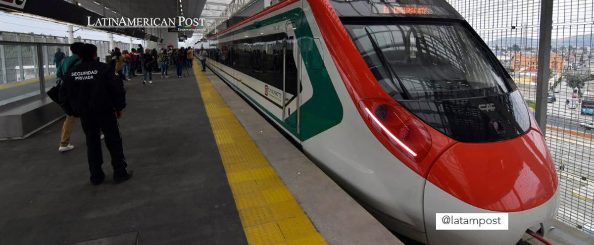 inauguration of the first section of the Interurban Train, in the city of Toluca, in the State of Mexico