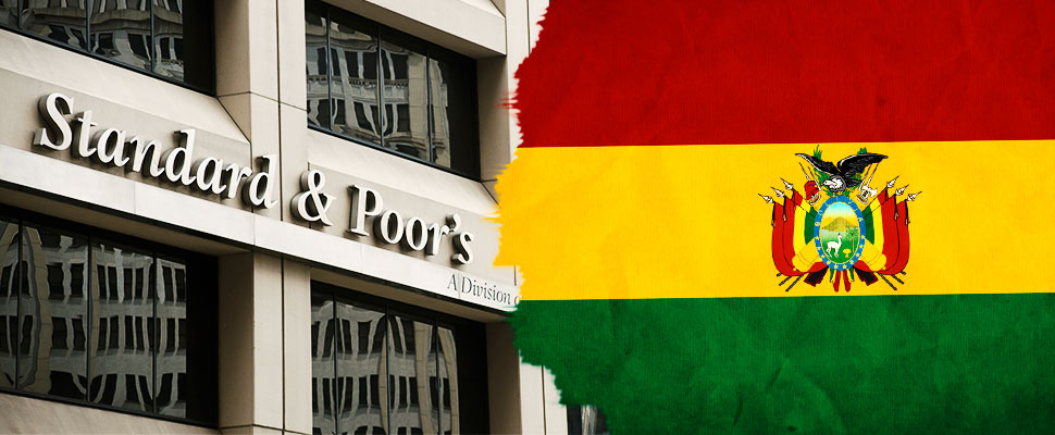 Why did Standard & Poor's lower Bolivia's credit rating?