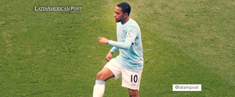 Robinho en Manchester City en 2009.