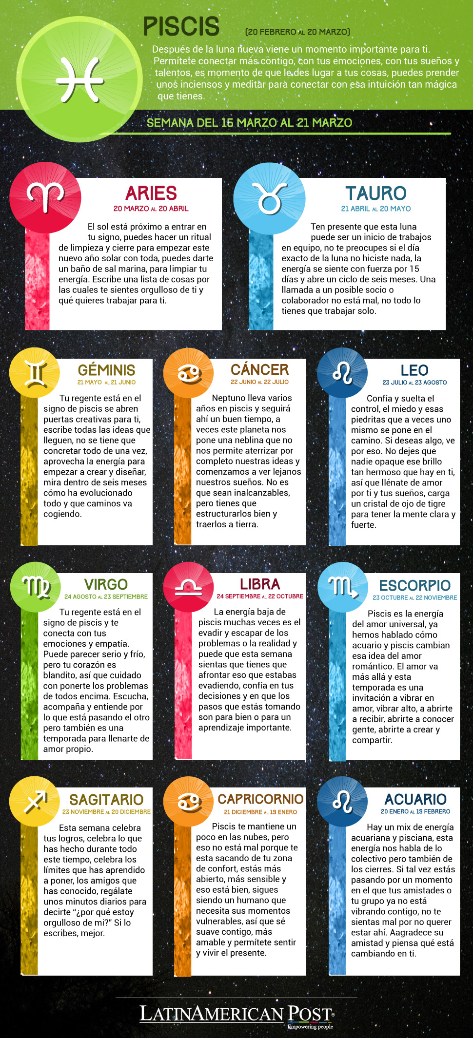 Que Signo Del Zodiaco Es Febrero Horóscopo: Piscis, ese empujón al cierre - LatinAmerican Post