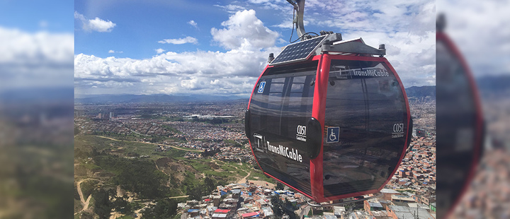 Bogota's solar-powered gondola gives slum dwellers a lift Bogota's solar-powered gondola gives slum dwellers a lift